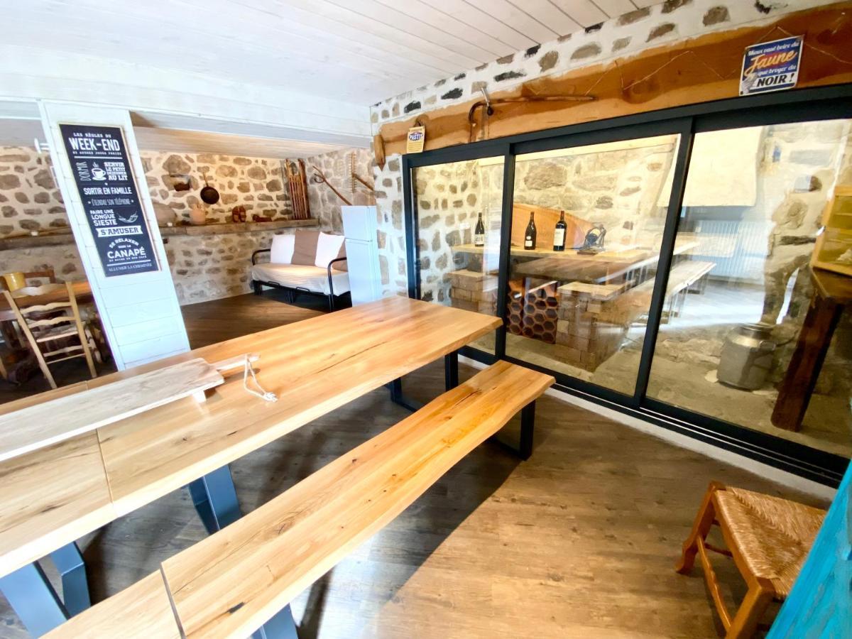 Gite De Groupe 160M2, 15P, Salle De Reception, Jardin, Terrasse Mazan-l'Abbaye Bagian luar foto