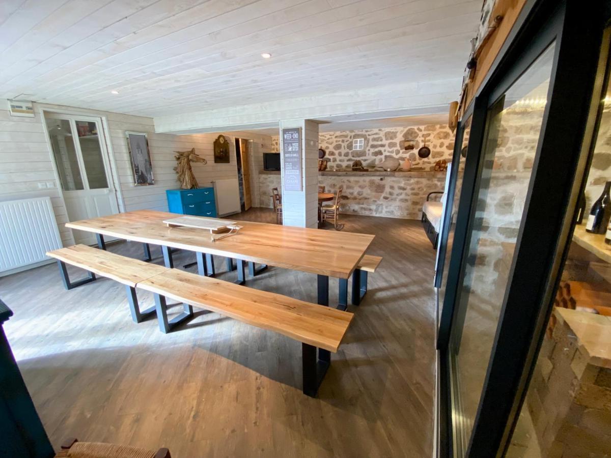 Gite De Groupe 160M2, 15P, Salle De Reception, Jardin, Terrasse Mazan-l'Abbaye Bagian luar foto